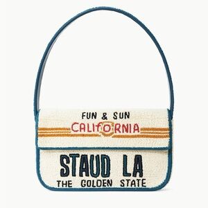 Staud LA California Fun & Sun White Bag